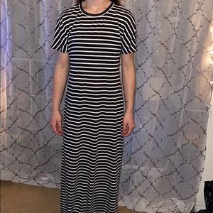 Striped maxi dress